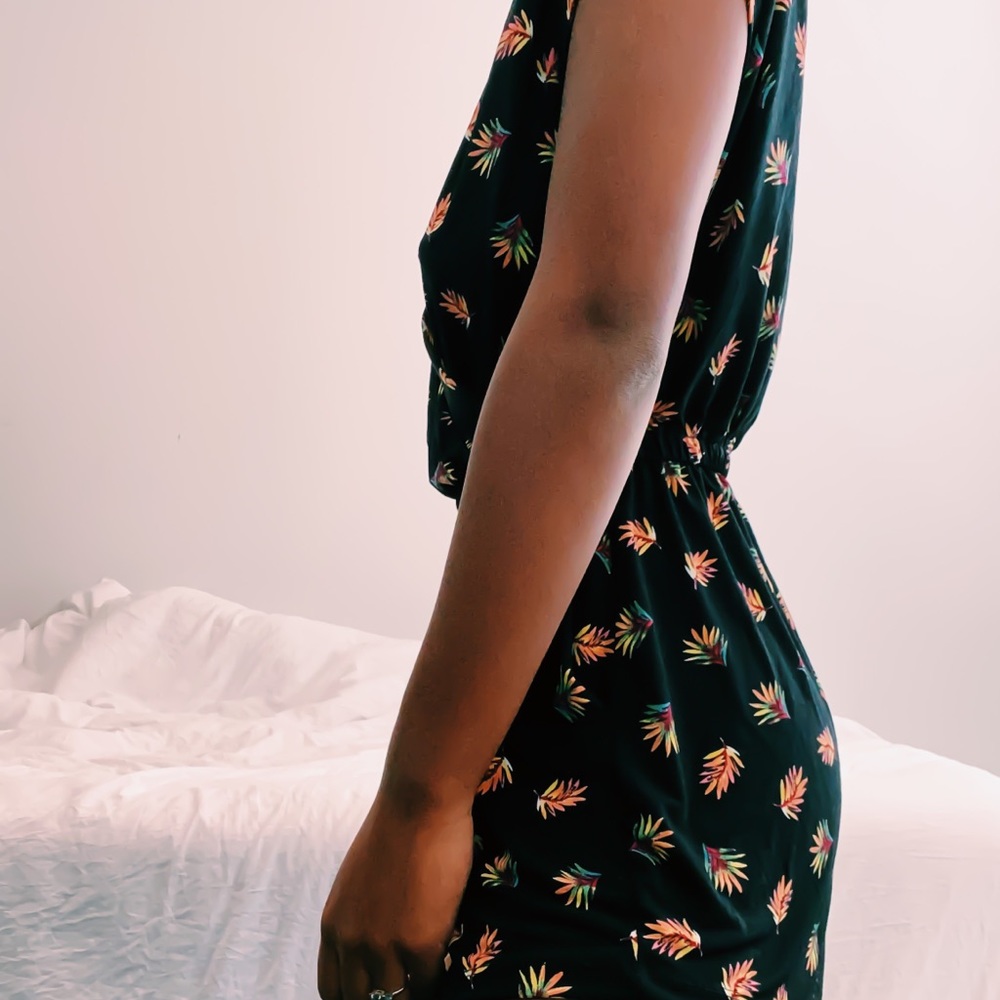 patterned romper